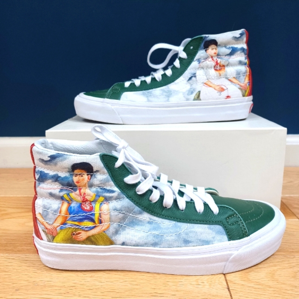 Vans Frida Kahlo x OG SK8 Hi LX Las Dos Fridas US Men's 8 Women's 9 Snea…